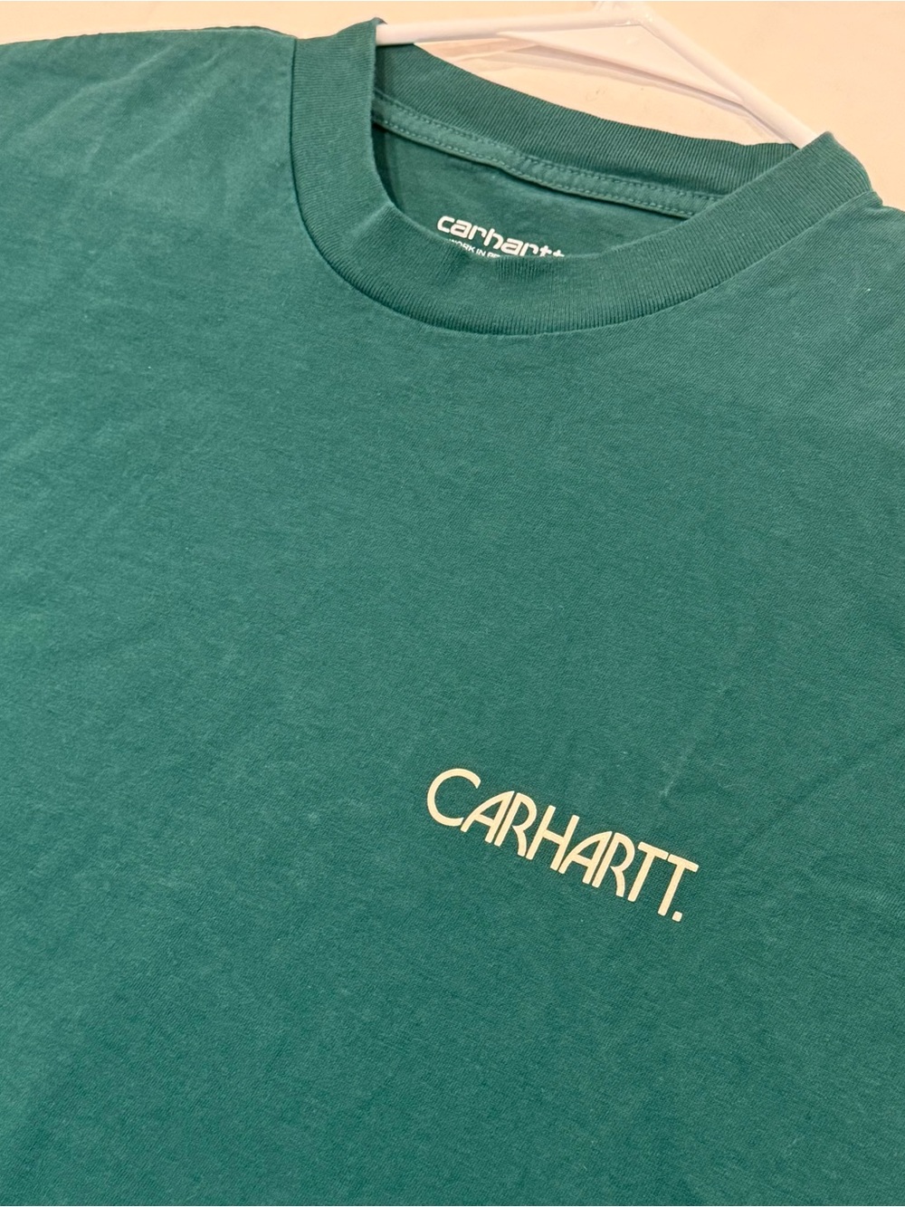 Carhartt WIP Men's S/S Soil T-Shirt M Chervil Green Work in progress Graphic Tee